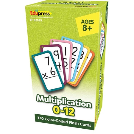 EDUPRESS™ Multiplication Flash Cards - All Facts 0-12 TCR62029